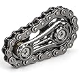 Cool Sprockets Fidget Chain, Hand Roller Toys for Kids Adults, Metal Transformable Sensory Bike Chain Gears, EDC Novelty Stress Relief Desk Office Easter Birthday Gift for Boys Girls Boyfriend Men