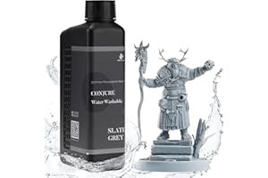 Chitu Systems Water Washable Resin 1KG,Faster Post-Processing, 405nm Standard Photopolymer Resin for 8K/10K/12K/LCD/DLP/SLA 3D Printers,Near-Expiry Resin - Limited Stock (Slate Grey, 1000g)