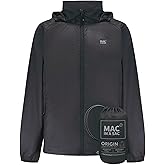 Mac in a Sac Origin Men's Lightweight Waterproof Rain Jacket with Hood - Packable Breathable Raincoat