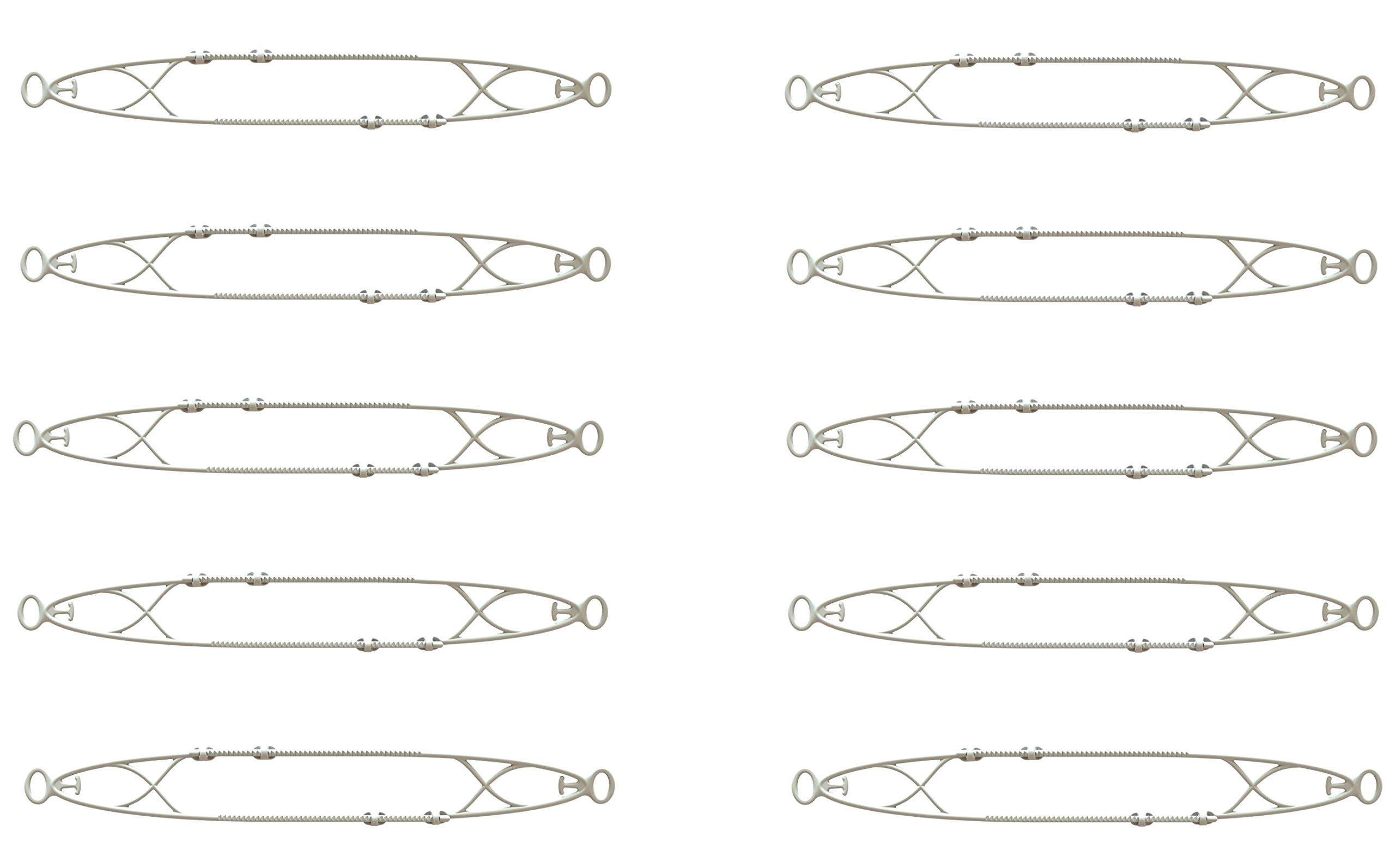 Comfort-Fix Mask Holder, 10 Pieces, Adjustable for Every Head and mask Size, Suitable for Spectacle wearers, to Avoid Pressure Marks from face Masks Behind Ears