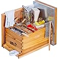 MayBee 10-Frame Beehive Starter Kit, Bee Hive Kit Dipped in 100% Beeswax, Bee Hives Boxes Starter Kit Includes Beekeeping Supplies Tool Kit