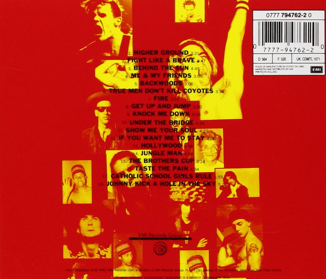 CD Album Red Hot Chili Peppers What Hits? (1992) NEW 77779476220 eBay