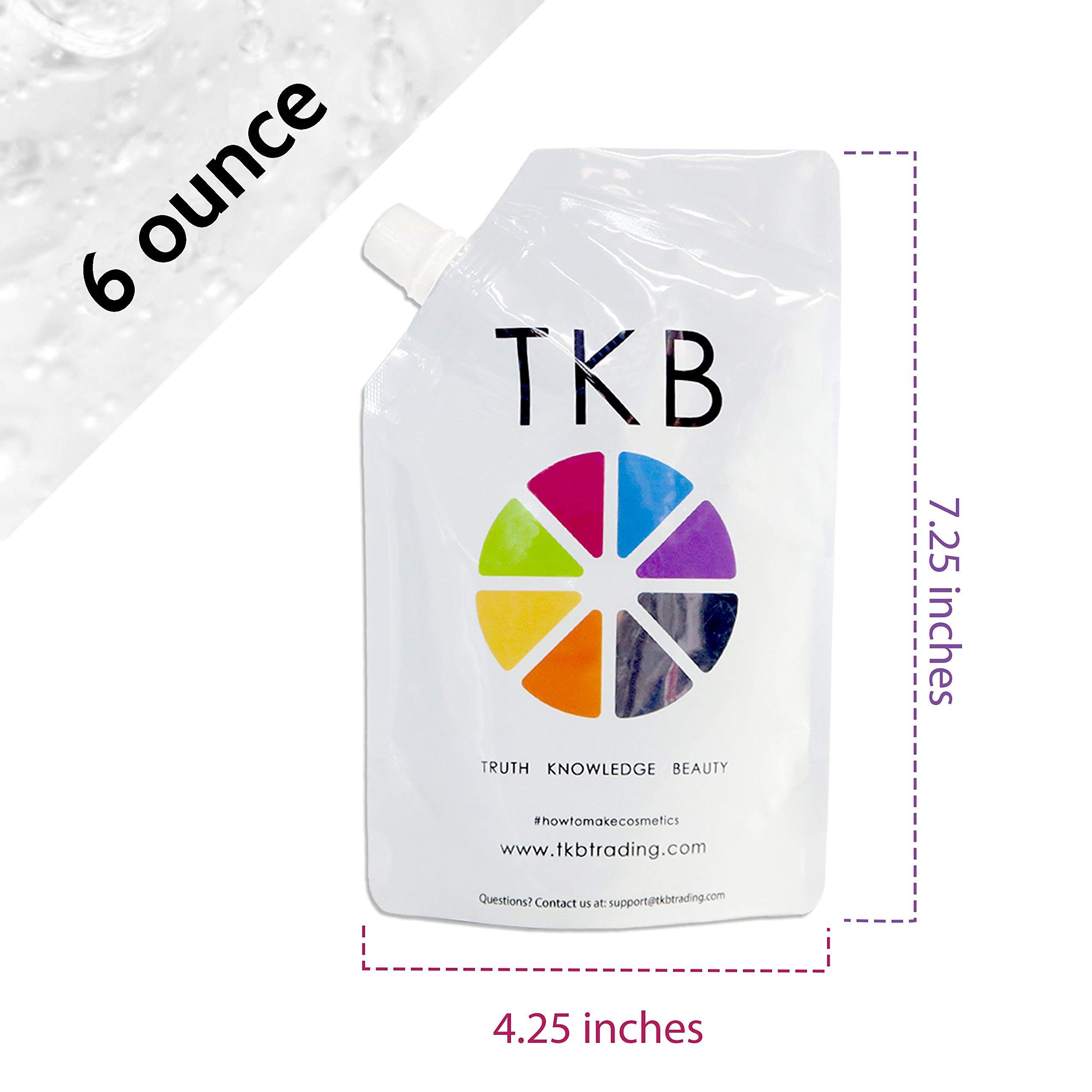 TKB Lip Gloss Base Clear Versagel Base for DIY Lip Gloss, Made in USA