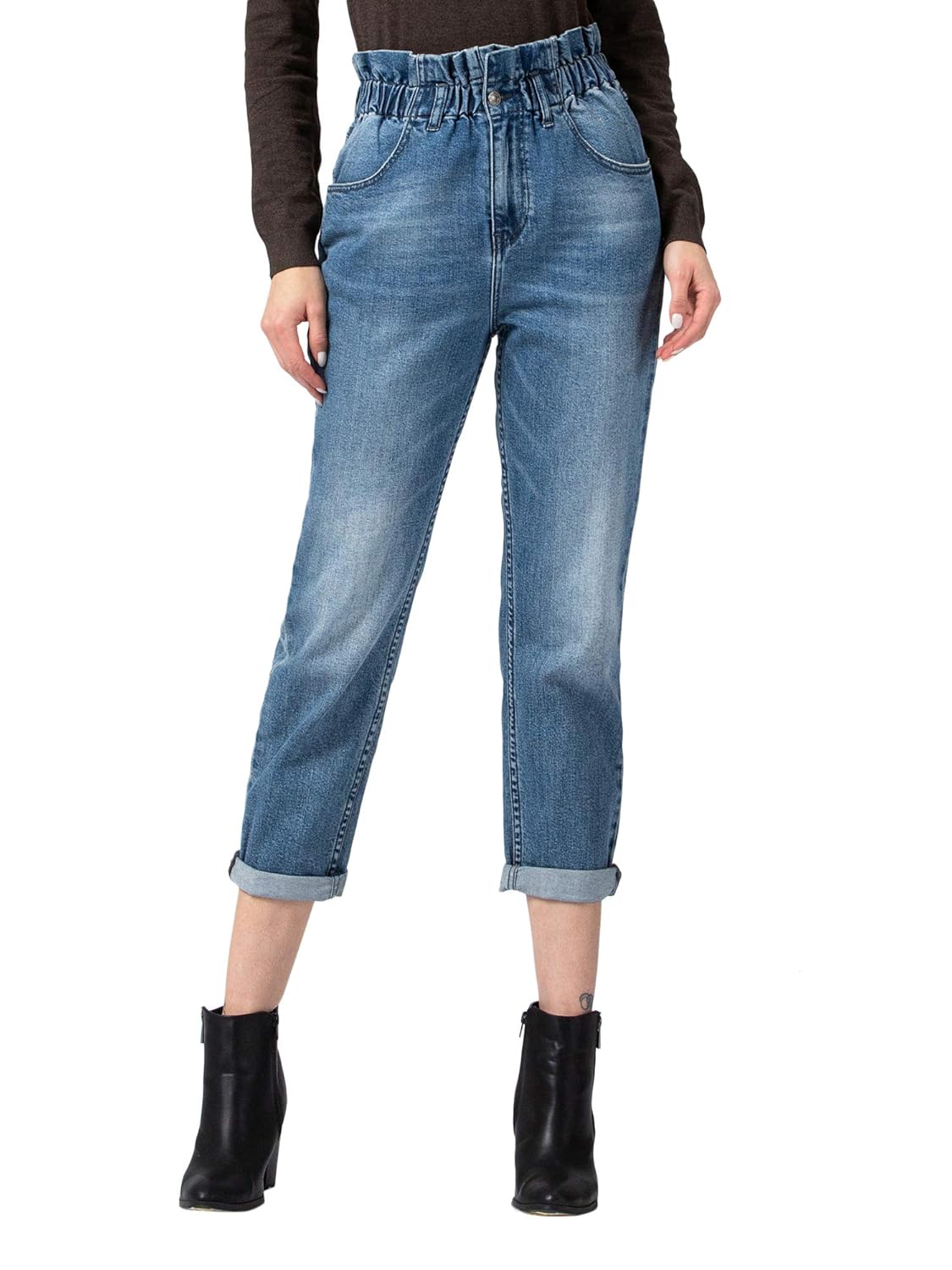 rolling waistband jeans
