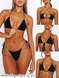 OZICERD String Bikini Tops for Women Bathing Suit