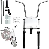 JMCHstore Heavy Duty Mini Bike Front Forks Suspension for Small Frame Bike | for FRP GMB100, for Coleman CT100U CC100X B100 Baja Doodlebug DB30 Minibike, Mega moto MM80 MBX10 fork upgrades Black