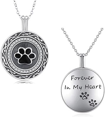 dog ashes necklace amazon