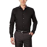 Kenneth Cole Unlisted Men's Slim Fit Solid Dress Shirt - Amazon Exclusive