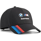 PUMA BMW M Motorsport Team Baseball Hat - One Size Fits Most | Curved brim, Adjustable strap, Snapback closure, Team and partner logos, Officially licensed