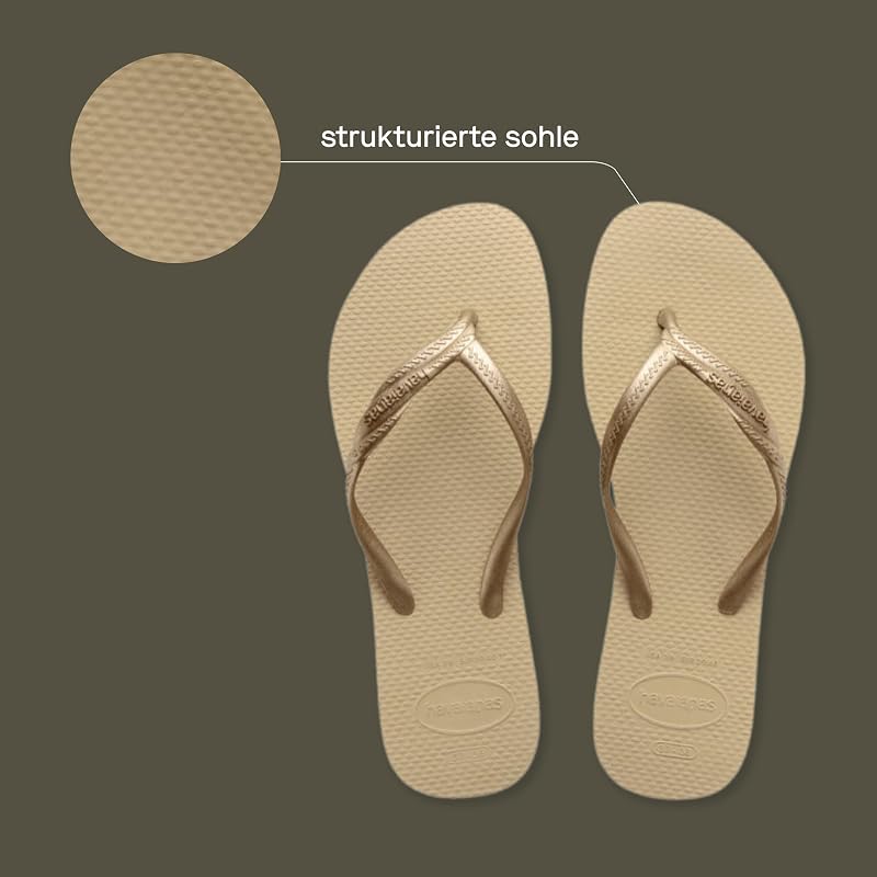 Fantasia Damen Flip Flops Sandgrau 33/34 EU