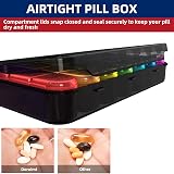 Doruimi Weekly Pill Box Organiser Small 7 Day 4 Times A Day 28 Compartments view 4