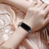 Vancle Stainless Steel Mesh Loop Strap for Fitbit Inspire 3 Silver view 8