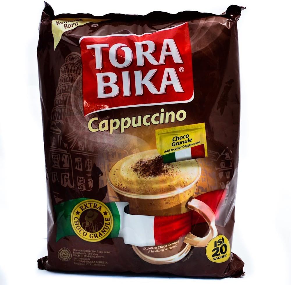 Torabika Cappuccino Instant Coffee 20-ct, 500 Gram