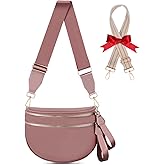 X-KIDS Checkered Crossbody Bag Bum Bags for Women Large Nylon Checkered Purse Fanny Packs Sling Bag, Bonus with a Extra Strap