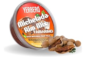 Yerbero - Michelada Tamarind & Chamoy Rim Dip | 8 Oz (226.7 g) | Mexican Tamarindo & Chili Paste With Real Fruit Bold and Flavorful Twist on Mexican Cocktails and Snacks. (Tamarind)