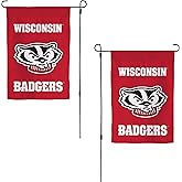 Desert Cactus University of Wisconsin UW Garden Flag – 19 x 12 inch Wisconsin Badgers Banner, For Outdoor Display and Events (Design M)