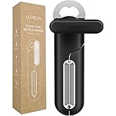 Ultrean Can Opener Manual, Heavy Duty Stainless Steel Smooth Edge Can Opener with Ergonomic Handles and Oversized Easy Turn K