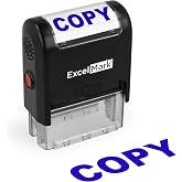 ExcelMark Copy - Self-Inking Rubber Stamp - A1539 Blue Ink