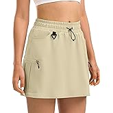 Women's Hiking Cargo Skort Golf Skirt with 5 Pockets Tennis Dressy Casual 16" Skorts for Summer Travel Outdoor 2025