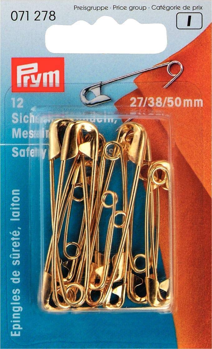 Prym - Prym Gold Assorted (27-38-50mm) Safety Pins - 1 Unit