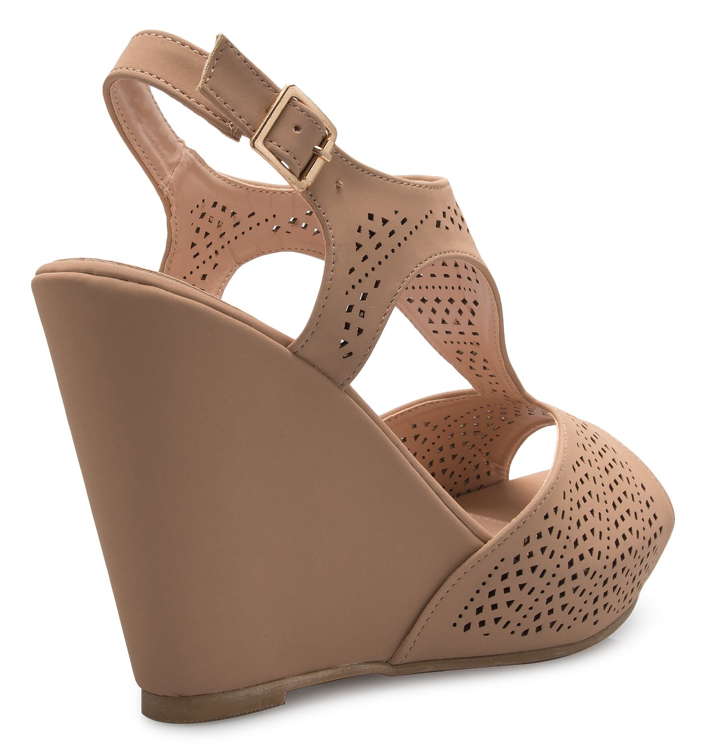 Olivia K Women's Sexy Strappy Platform Wedge Sandal - Comfort, Adorable - Image 4