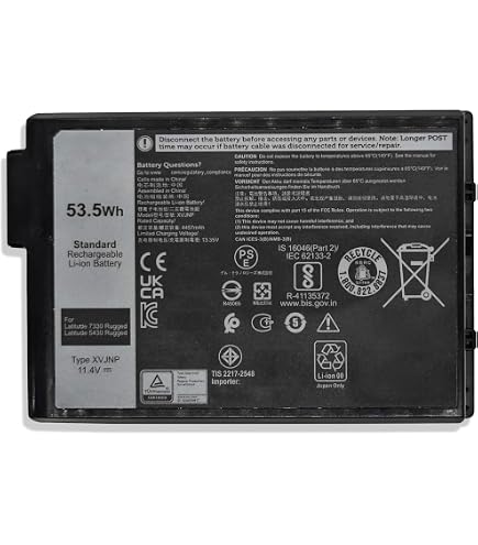 Amazon.com: Dentsing XVJNP Laptop Battery Compatible with Dell