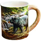 Wild Wings Bear Sculpted Mug by Rosemary Millette