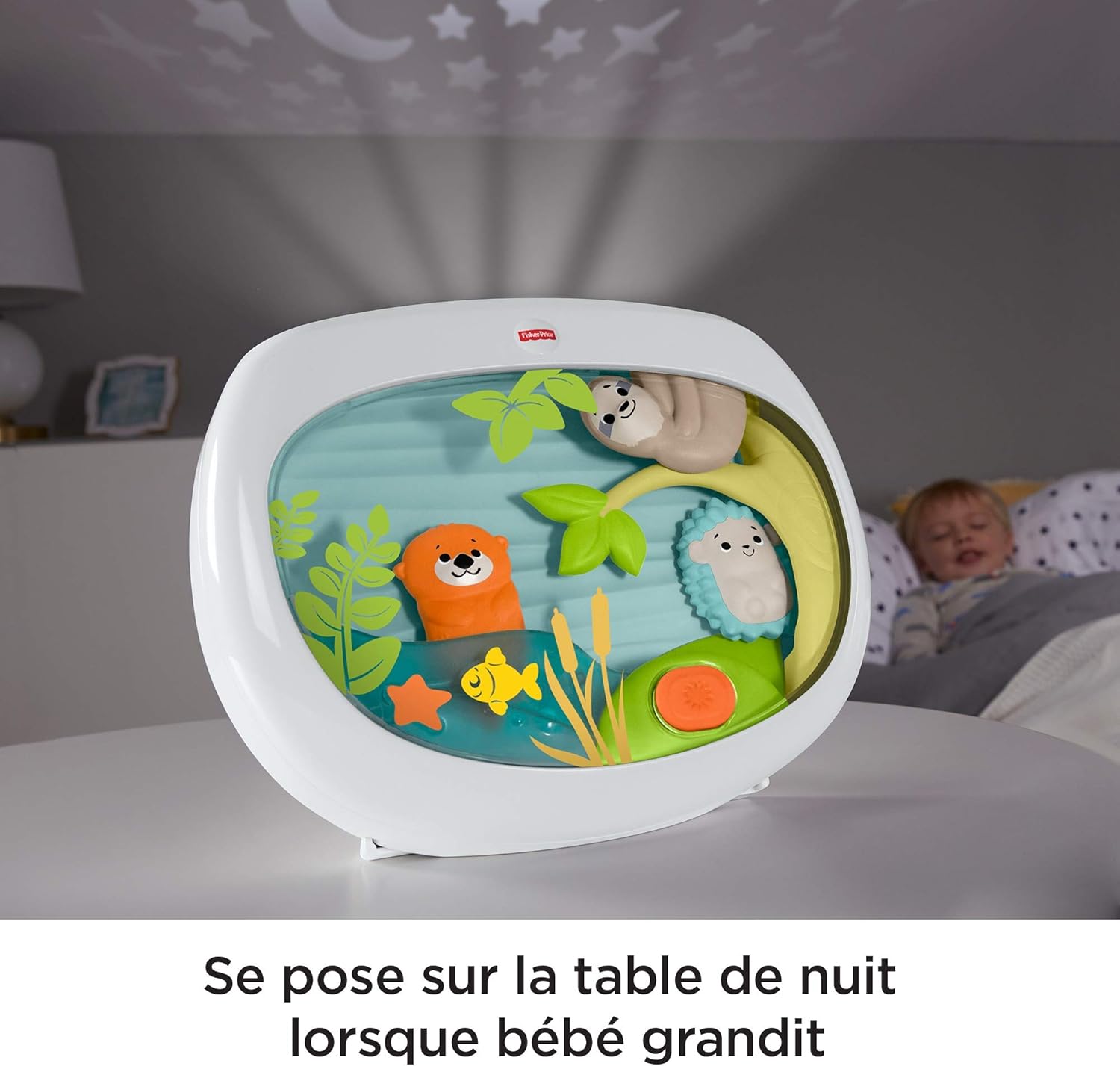 Fisher Price Veilleuse Bebe A Accrocher Au Lit Ou A Poser Musiques Et Sons Projection De Lumiere Avec Animations Fxc59 Jouets D Eveil Et 1er Age Bebe Puericulture Nertili Al