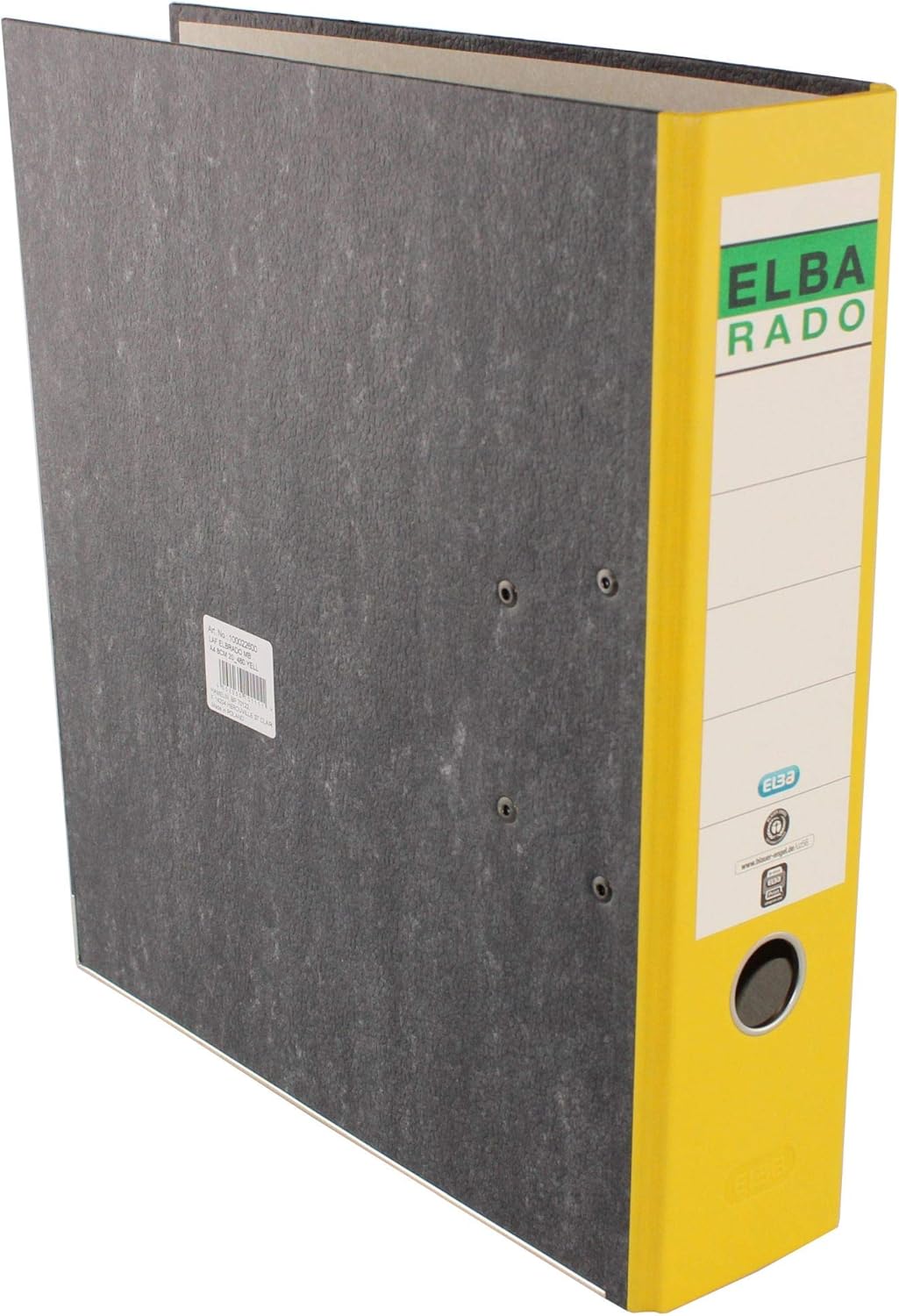 Elba Rado Ring Binder/Folder, Clouded Marble A4, Wide (20 Items) Yellow, breit (20 Stück) - Image 4