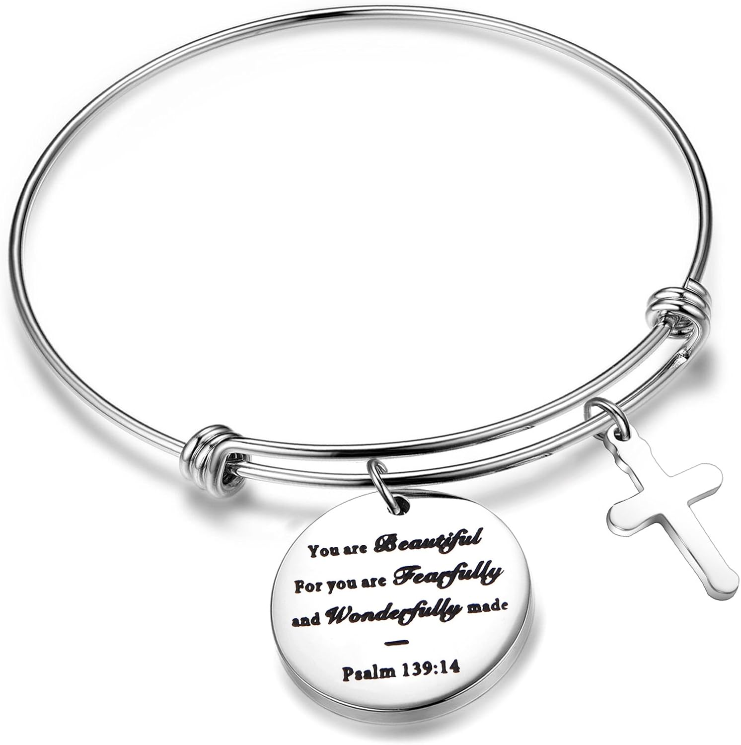 christening charm bracelet