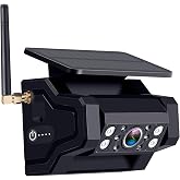 Magnetic Solar Backup Camera Portable for Pemacom P15 System - Easy Install Night Vision Waterproof