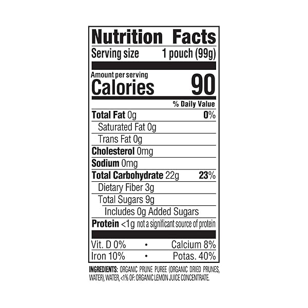 HAPPY BABY CLEARLY CRAFTED ORGANIC BABY FOOD STAGE 1, PRUNES, 3.5 OZ