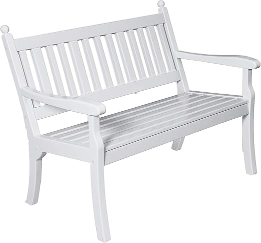 Vidaxl Banc De Jardin 145 5 Cm Plastique Blanc