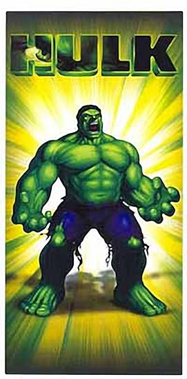 Serviette Hulk De Bain Piscine Plage 150 X 75 Cm El