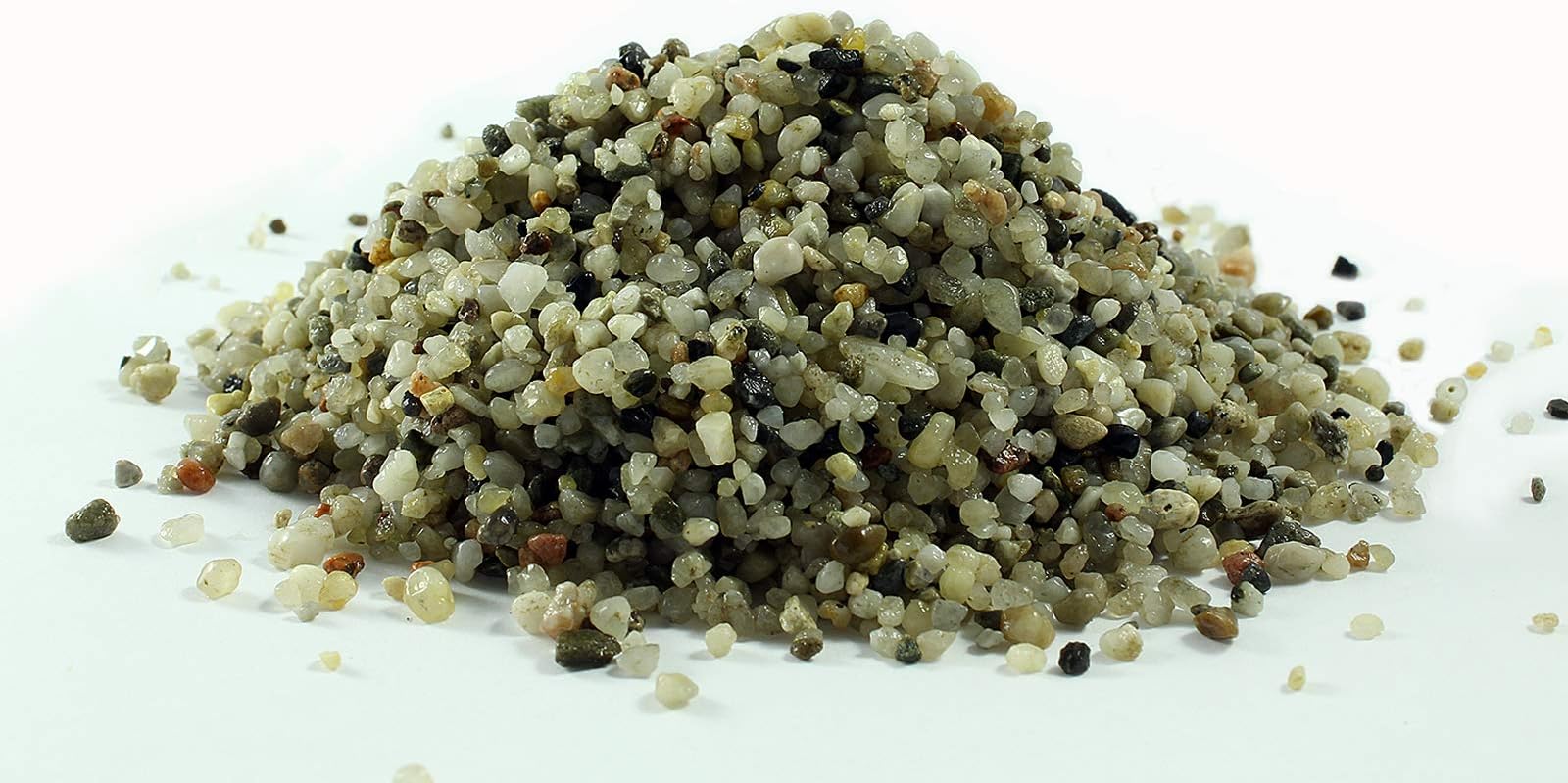 Aquarium Gravel Shrimp & Plant Tropical Fish Tank Natural Substrate, Colored Stones (3-5mm) (6 kg)