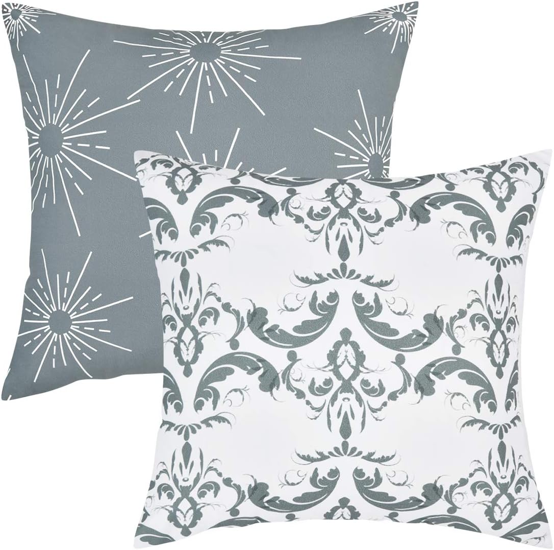 Alishomtll Zierkissen Sofakissen mit Füllung und Bezug Füllkissen 45x45