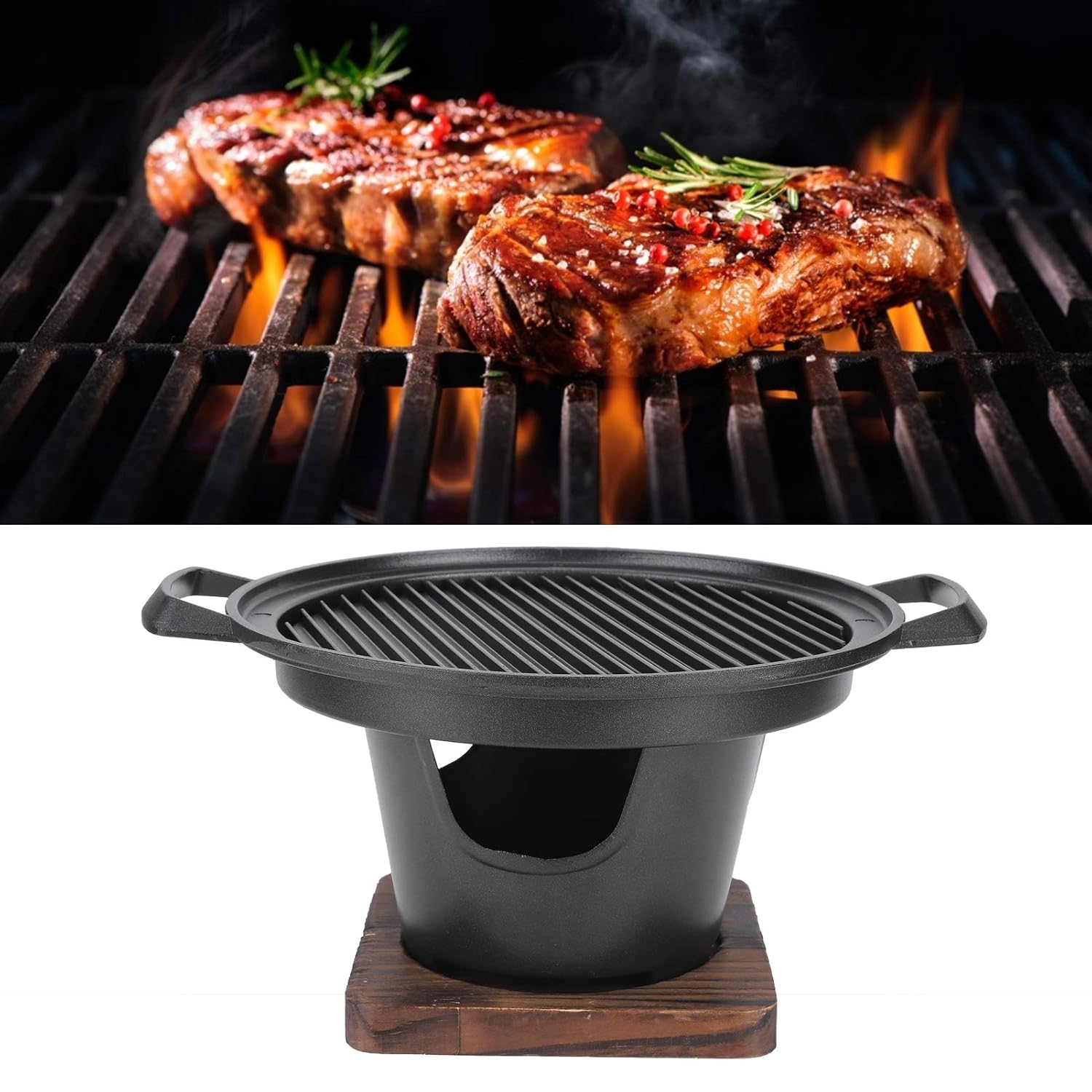 Buy Portable Barbecue Stove, Non‑Stick Barbecue Pan Portable Camping
