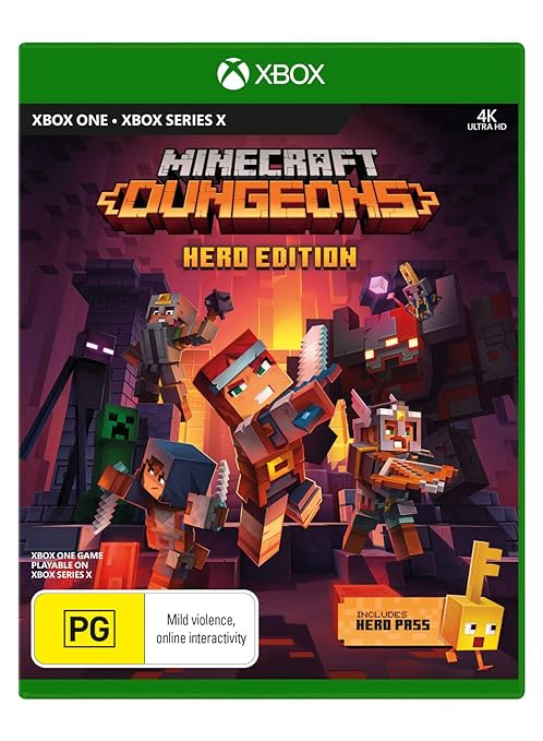 minecraft dungeons hero edition xbox