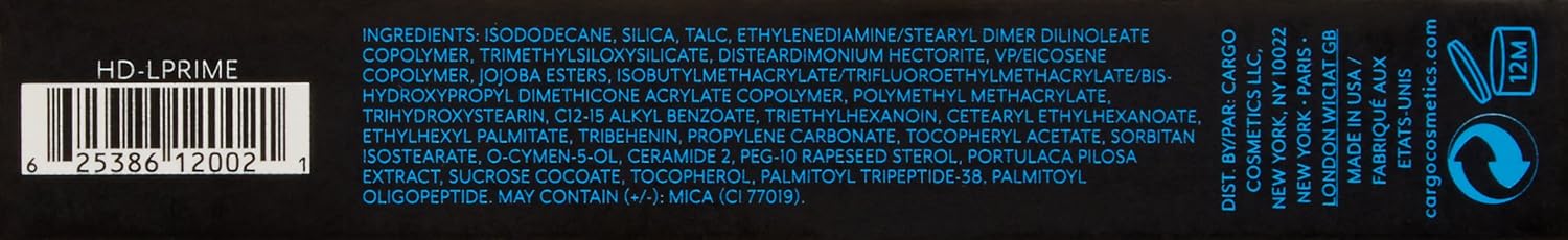 Cargo Hydrating Clear Lip Primer: Premium Beauty