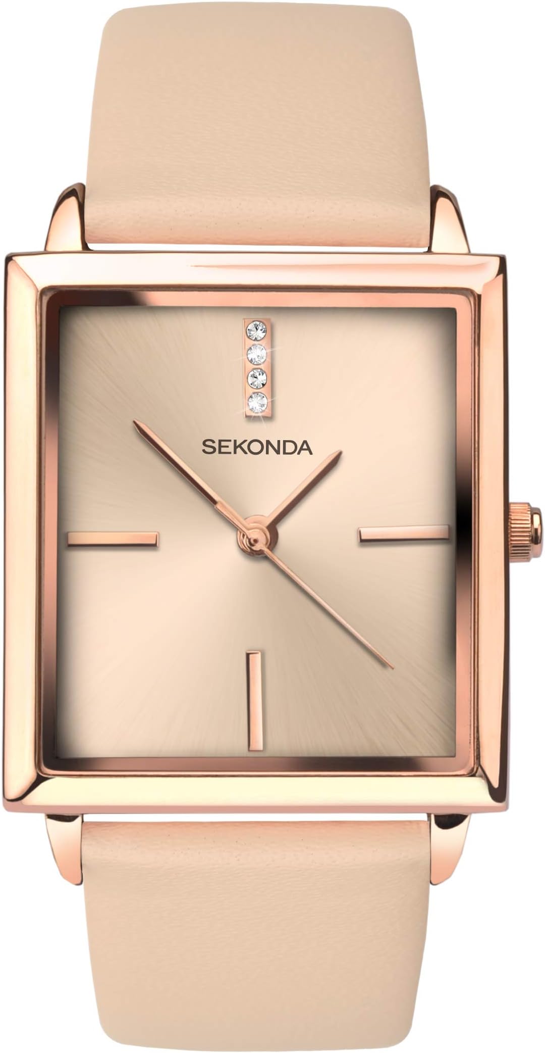 Womens Analogue Classic Quartz Watch with Leather Strap 2555.27