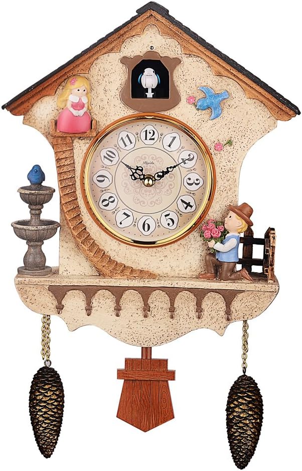 PQ Vivid Large Cuckoo Clock、Wall Cuckoo Clock,Chime Has Automatic Shut-Off [Kitchen & Home] (2)