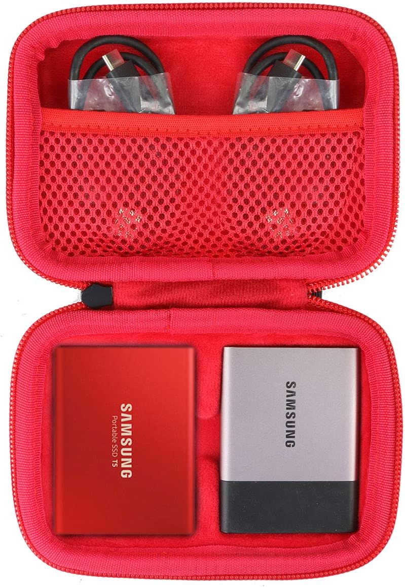co2CREA Storage Carry Travel Hard Case for Samsung Portable SSD T5 / T3