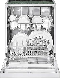 Bomann GSPE 890 Einbau-Geschirrspüler / teilintegriert / 60 cm / EEK A++ / 12 MGD/ 6 Programme / 258 kWh/Jahr / Bedienblende Edelstahl