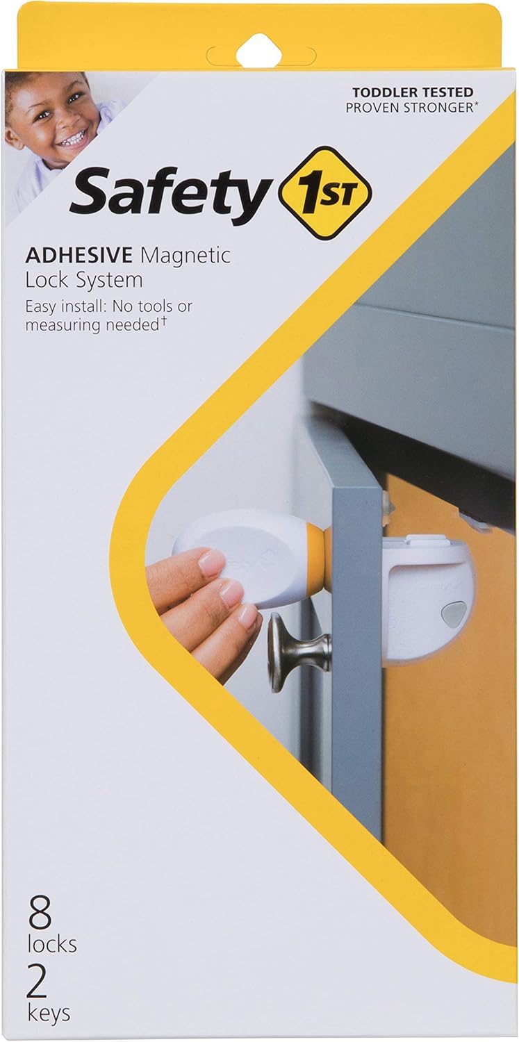 Safety 1st Adhesive Lock System with 8 Locks and 2 Keys