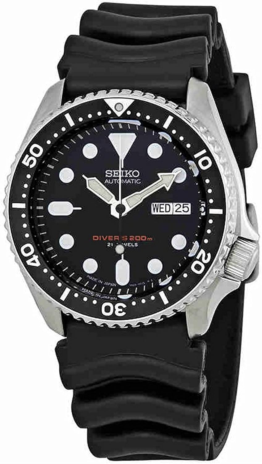 Seiko Diver Reloj de Hombre Negro Boy SKX007J1: Amazon.es ...