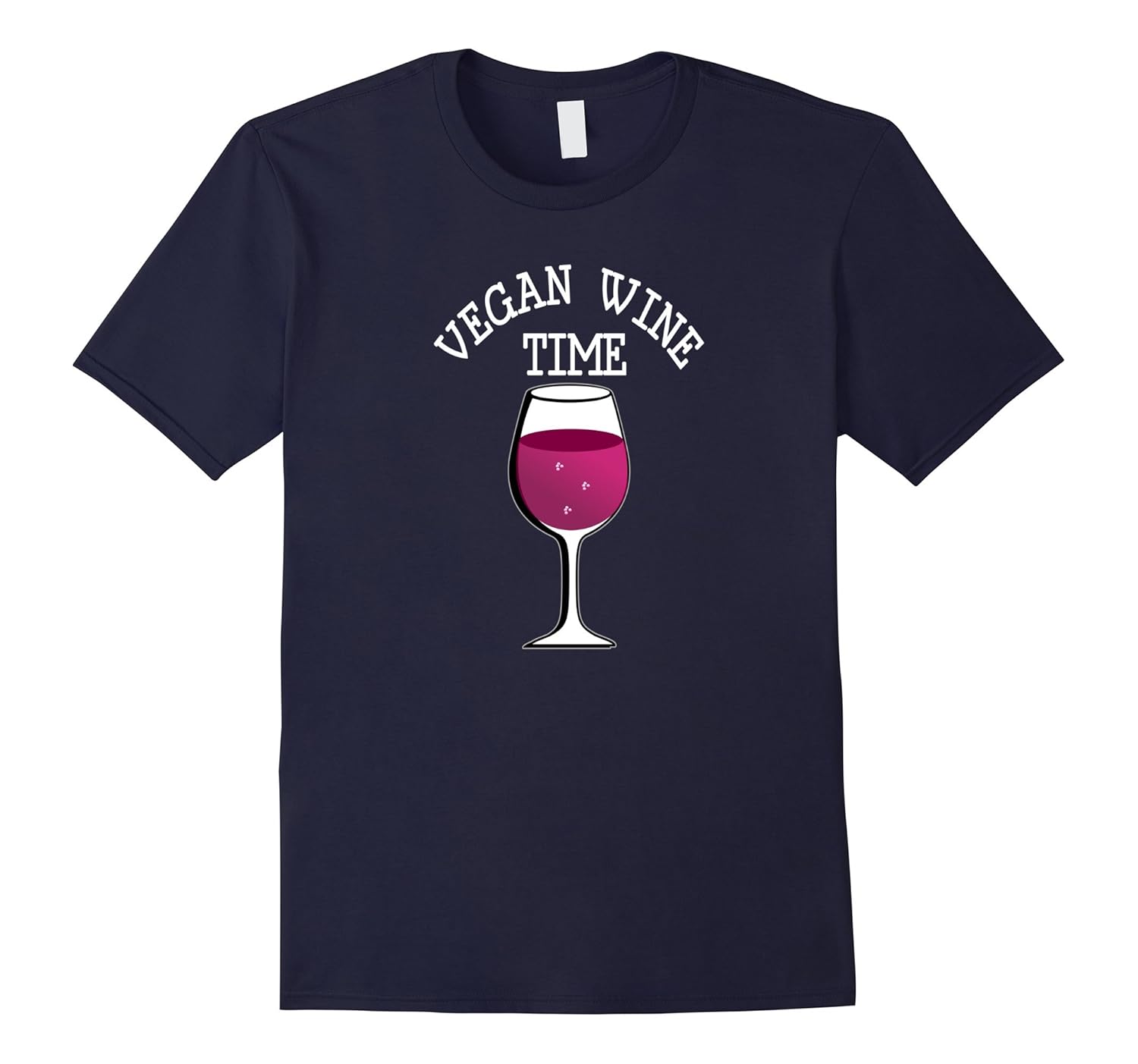 Vegan Wine Time Cute Shirt For Vegan Wine Lovers-Rose