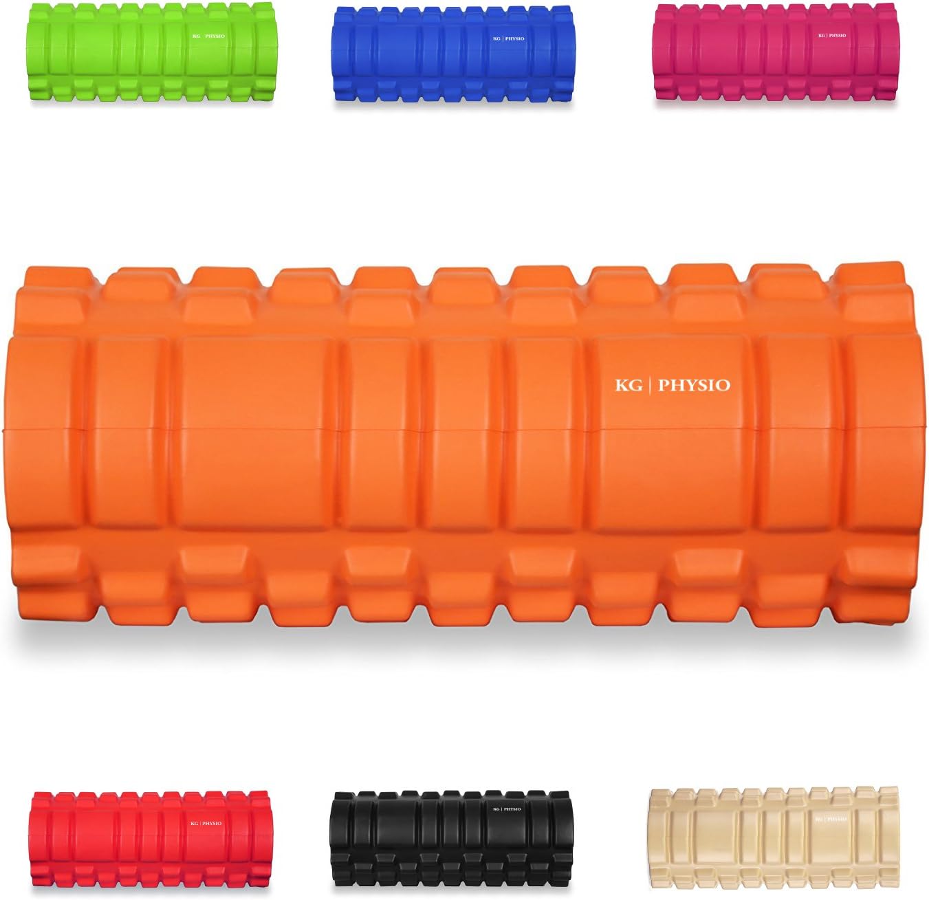 KG Physio Foam Roller For Deep Tissue Muscle Massage - 13"x5"