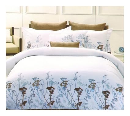 Margaret Muir 5 Pc Queen Comforter Set Brown Grey Trees