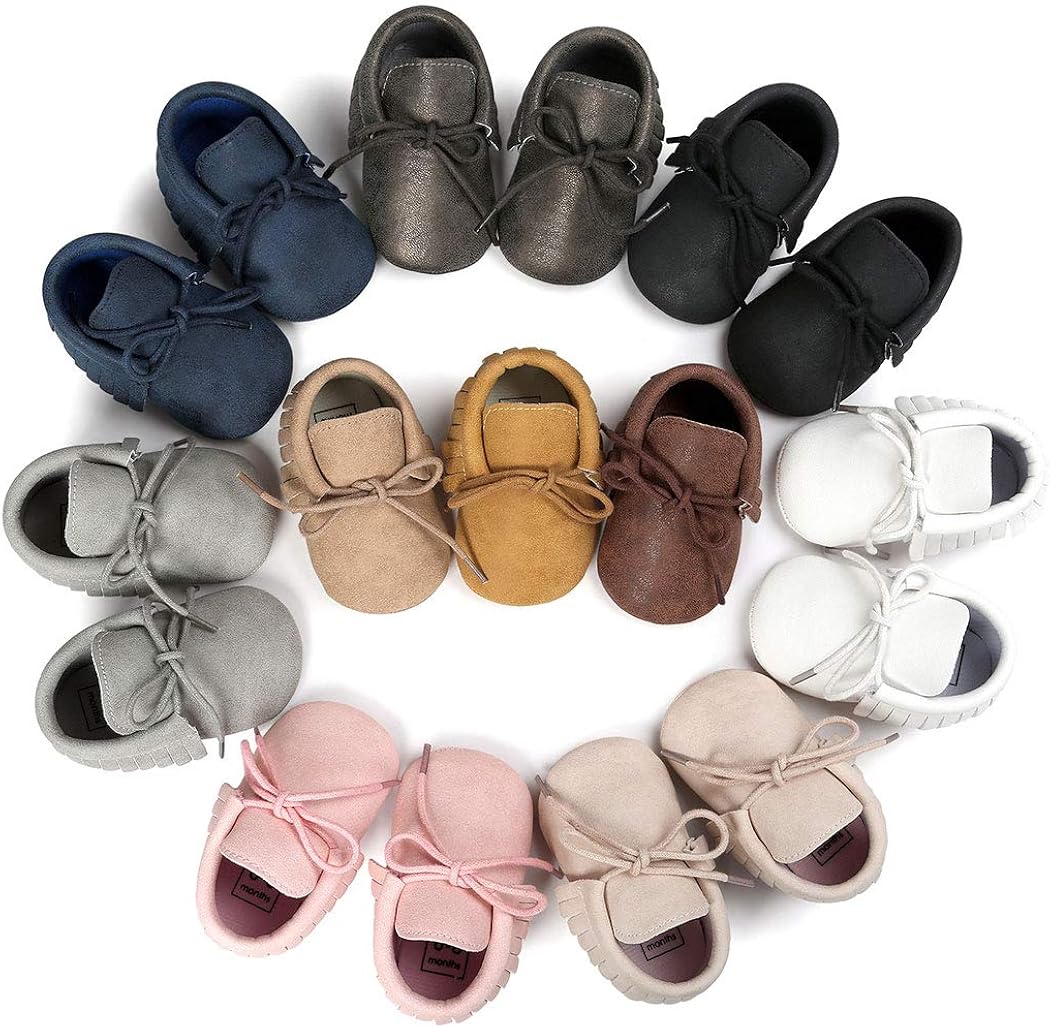  | Baby Loafers Boys Girls Infant Shoes Soft Sole Tassels Moccasins Anti-Slip Crib Shoes | Sneakers