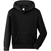 COSLAND Boys Hoodies Solid and Holiday Sweatshirt Kids Cotton Long Sleeve Hooded, X-Small-Large